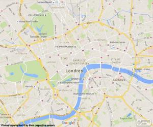 Puzzle Χάρτη του Λονδίνου